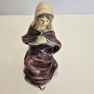 Nativity‎ Set Porcelain Mother Mary Figure Replacement Part Rite Aid Vintage